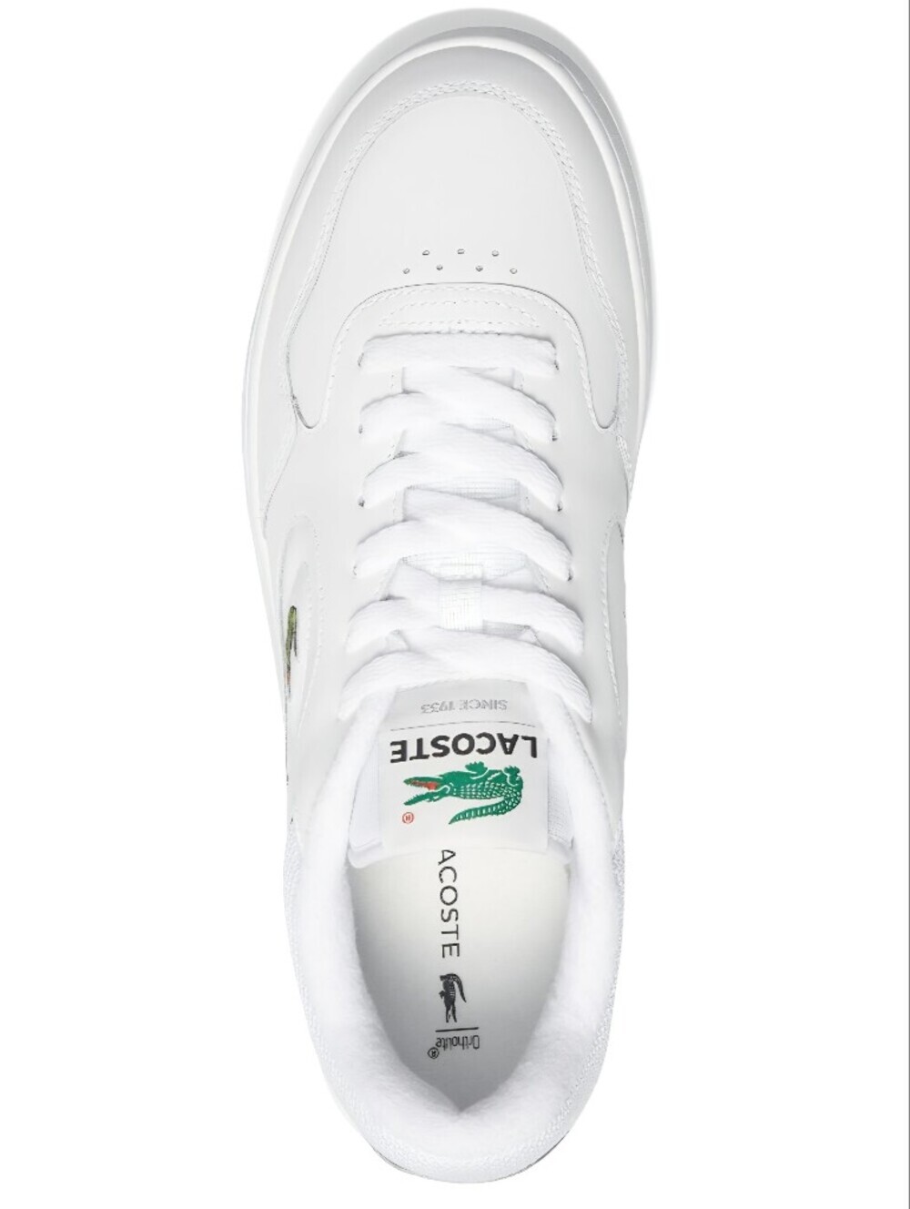 Lacoste Court White Lineset Athletic Sneakers US Men's Size 10.5 NIB - Picture 7 of 12